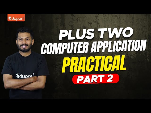 Plus Two Commerce | Computer Application | Practical SQL