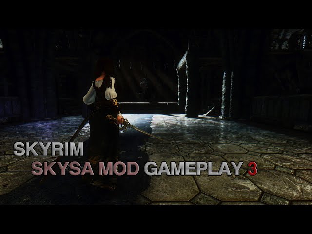 SKYRIM -  SkySA MOD Combat Gameplay 3