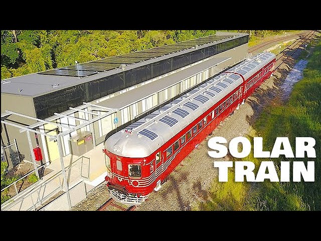 World's First Solar Powered Train - Byron Bay Australia