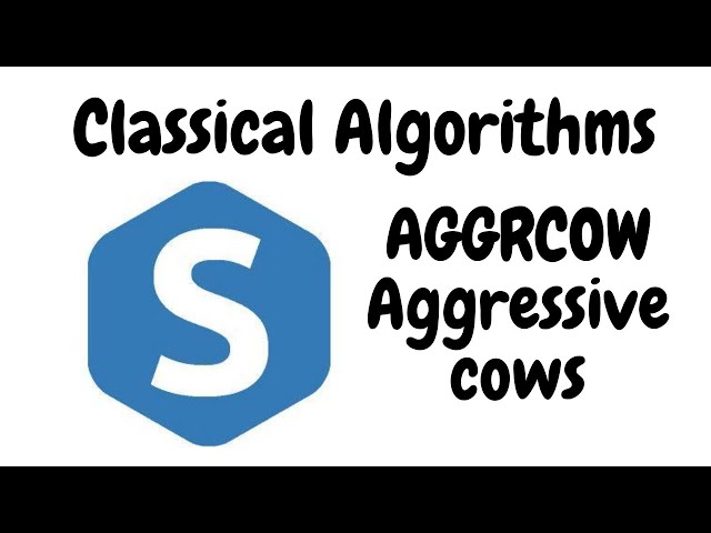 SPOJ AGGRCOW - Aggressive cows