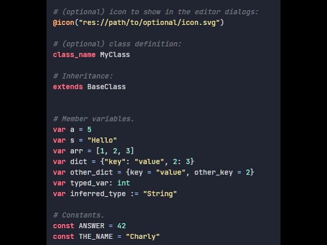 GDScript Basics