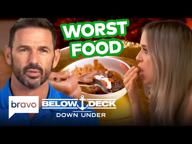 Every Time The Guests HATED the Food on Below Deck Down Under | (S3) | Bravo