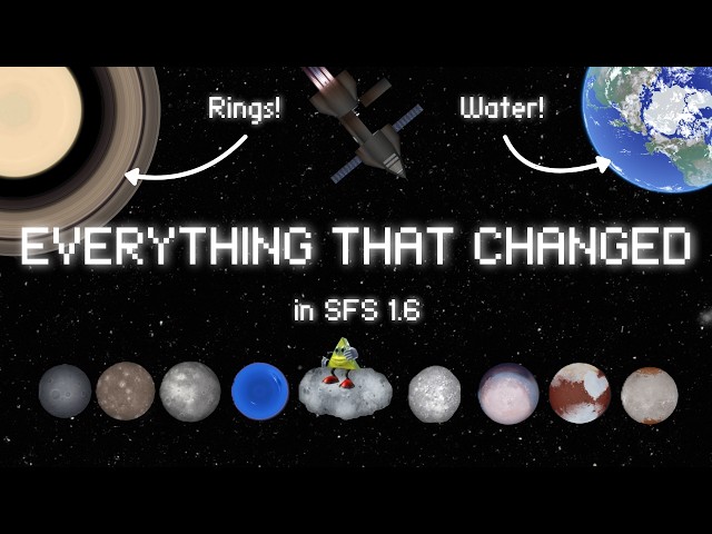 EVERYTHING THAT CHANGED IN SFS 1.6 UPDATE! | Full Solar System | Water | Mods on Mobile | #sfs