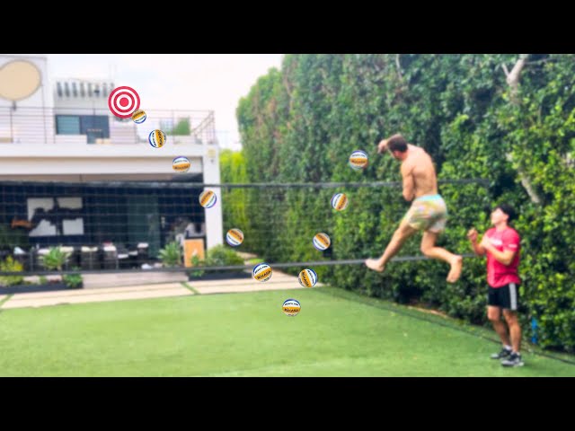 DESAFÍO DE VOLEIBOL EN EL PATIO TRASERO INCREÍBLE