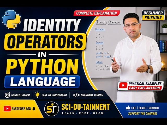 IDENTITY Operator in PYTHON Lab 2.4 (Theory + Lab)
