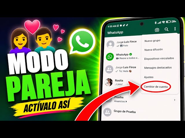 Cómo activar el modo pareja en WhatsApp