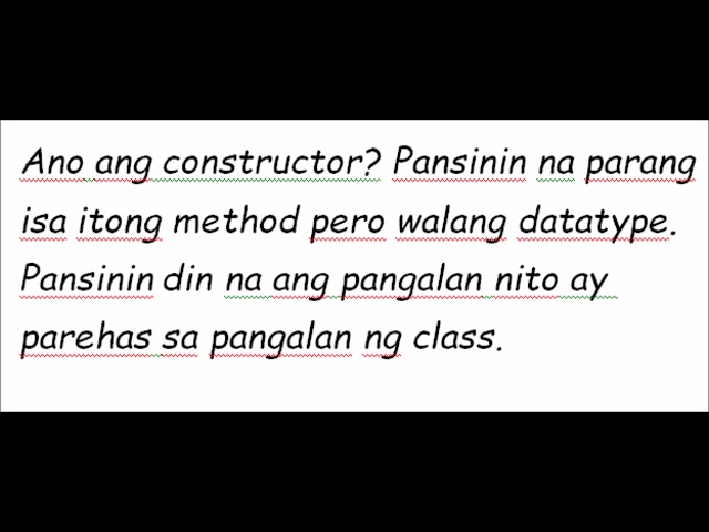 Java Tutorial Tagalog 14 intro class