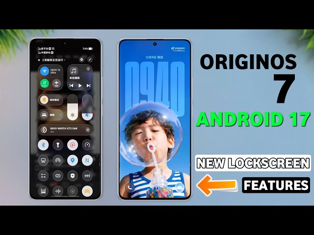 Vivo OriginOS 7 New Lockscreen Themes : 7+ New Features 🔥 Android 15