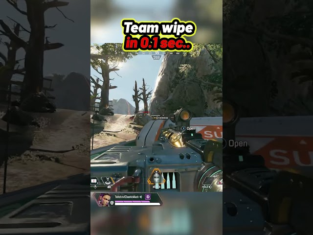 Impossible team wipe in 0.1 seconds 😱☠️
