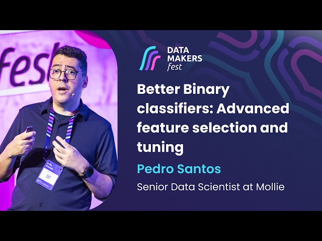 Better Binary classifiers: Advanced feature selection and tuning by Pedro Santos