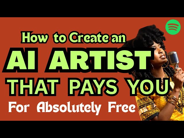 Create AI Artist, Stream on Spotify for Passive Income