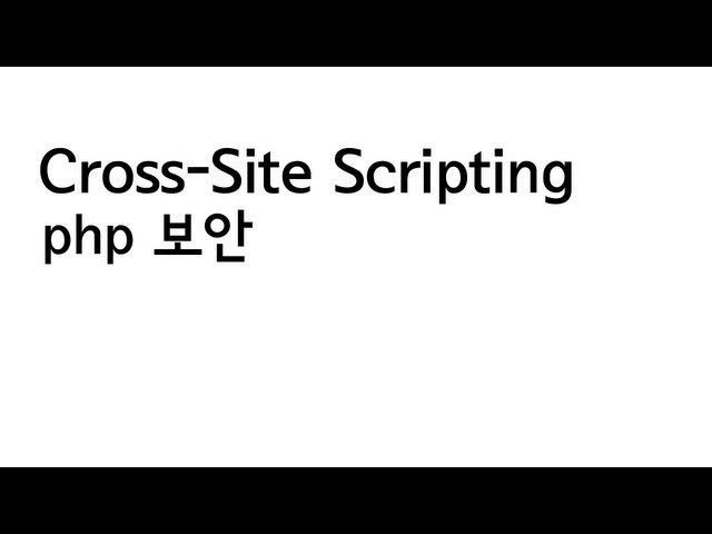 Cross Site Scripting (XSS)