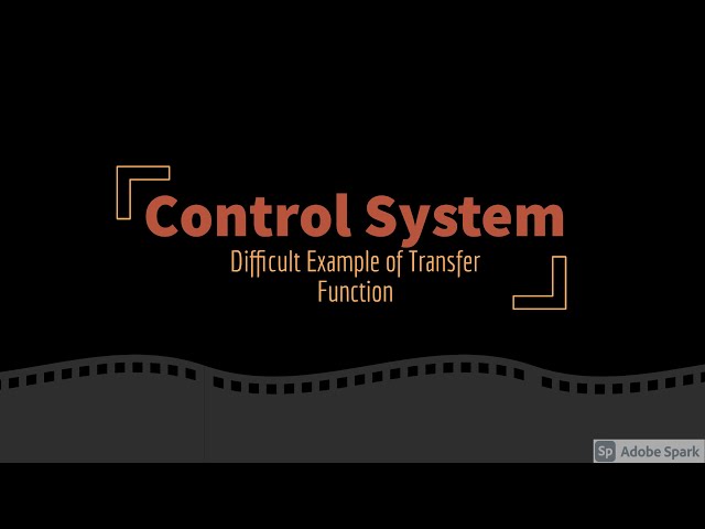 Difficult Example on Transfer Function