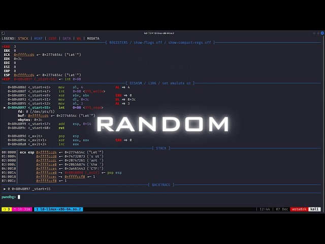 pwnable.kr - random