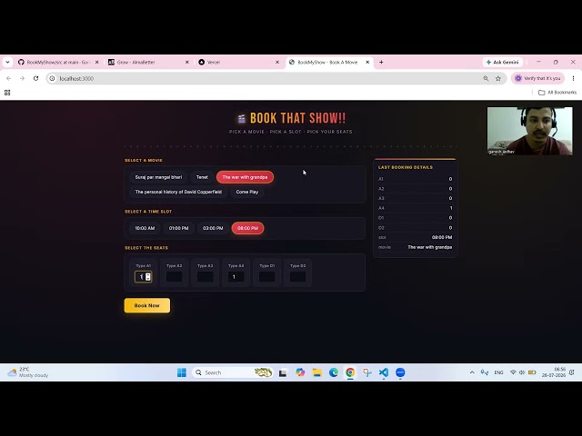 🎬 BookMyShow Backend Project | Node.js, Express.js & MongoDB
