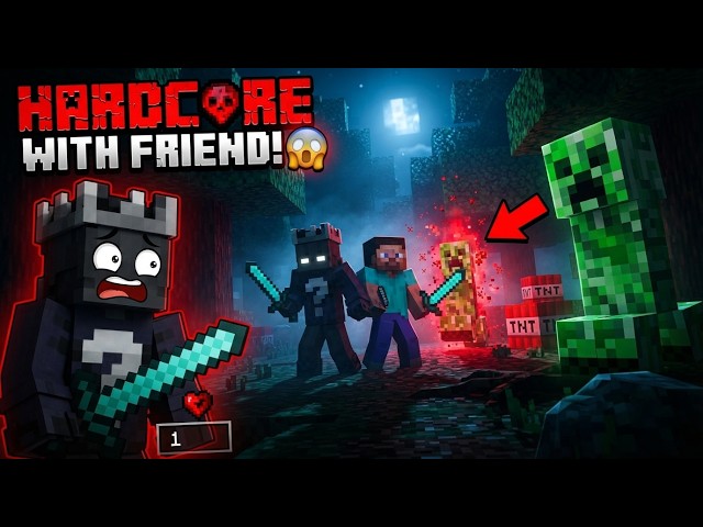🔴 Minecraft Hardcore LIVE 😱 | Playing Hardcore With Friends! ❤️🔥