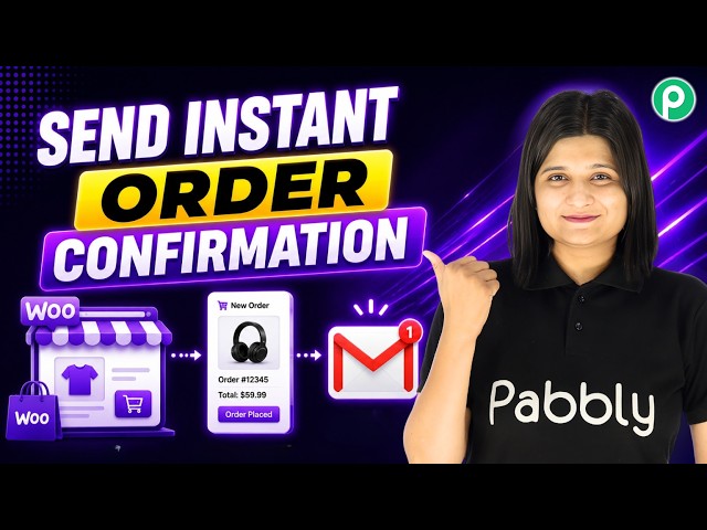Automatically Send WooCommerce Order Confirmation to Customers | No-Code Automation