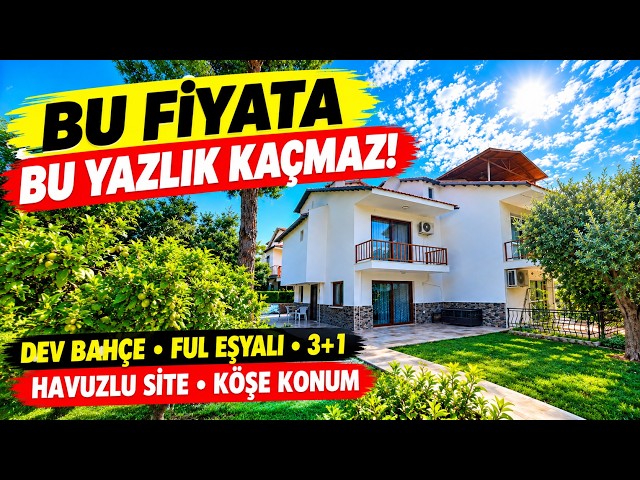 L434 - YAZLIK ARAYANLARIN DİKKATİNE! | DEV BAHÇE • EŞYALI• KÖŞE KONUM #didim #youtube #viral #shorts