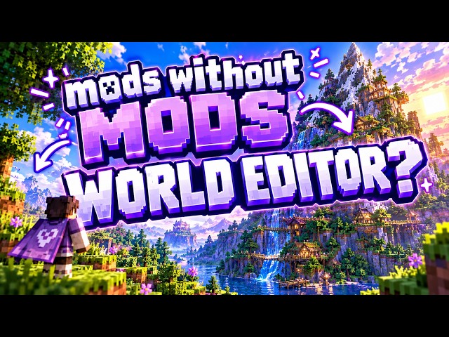 MODS WITHOUT MODS | WORLD EDITOR vanilla minecraft