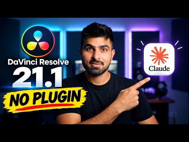 How to Configure Claude with Davinci Resolve and Edit Videos with AI.