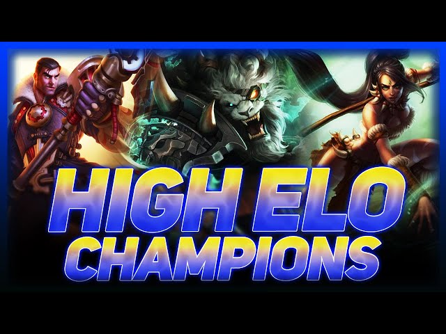 High Elo Champions: Why They Suck In Low Elo But Are Overpowered In High Elo | League of Legends