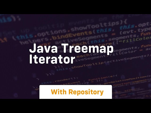 java treemap iterator
