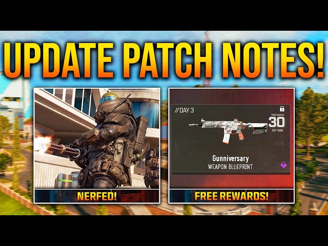 All New CALL OF DUTY UPDATE PATCH NOTES…