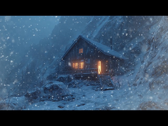 Blizzard Winds and Snowfall for Relaxation | Winter Storm Ambiance for Sleep Fast & Tranquility