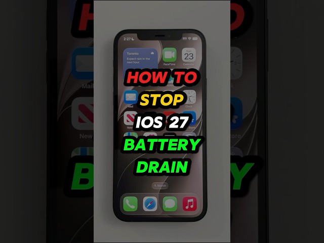 How to FAST Fix iOS 27 Overheating 🧊