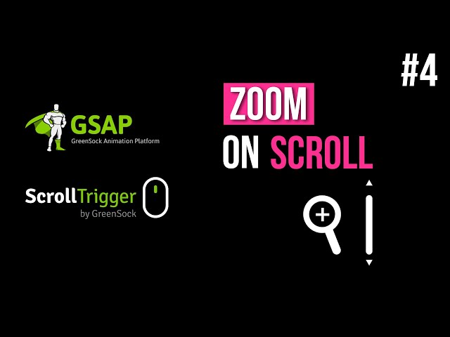 Zoom Effect Timeline On Scroll With GSAP ScrollTrigger
