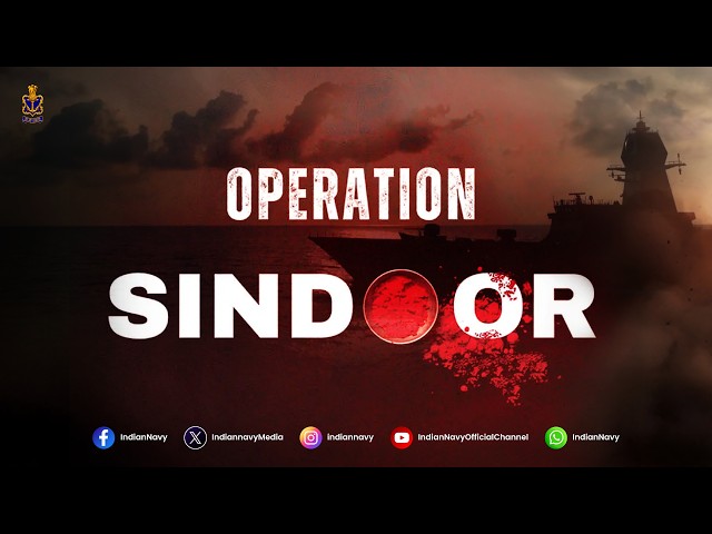 ⚓️ Protecting India is our religion - #OpSindoorAnniversary || #IndianNavy – Waves of Power