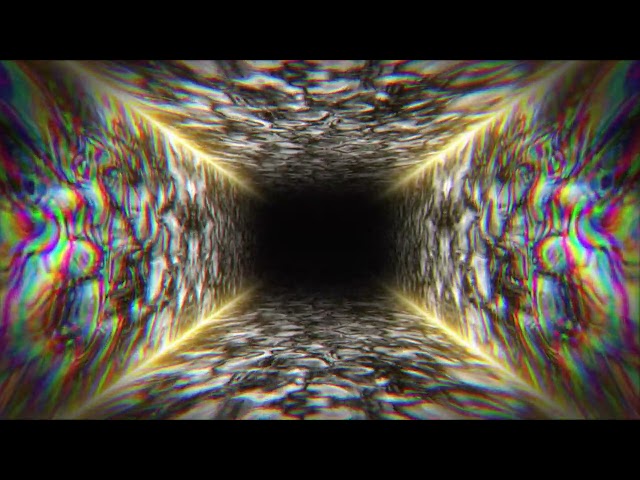 Infinite Neon GOLD Tunnel Background Loop 🪙 No Copyright Background | Video 4K Video (Ultra HD)