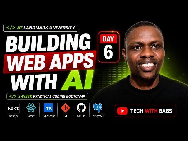 Day 6: Building software with AI bootcamp at Landmark University