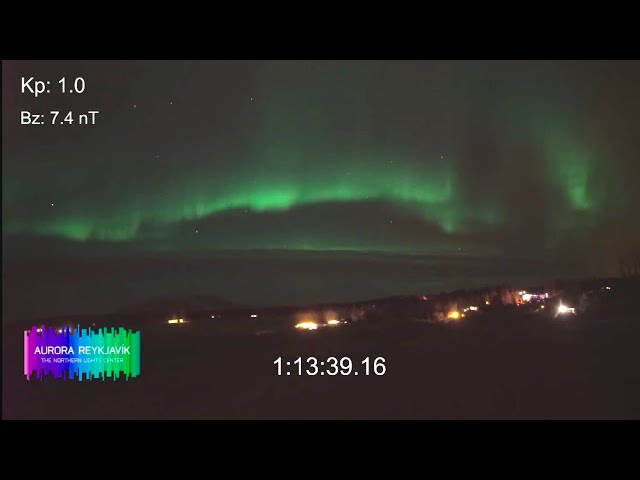 Live Aurora stream from The Golden Circle in Iceland