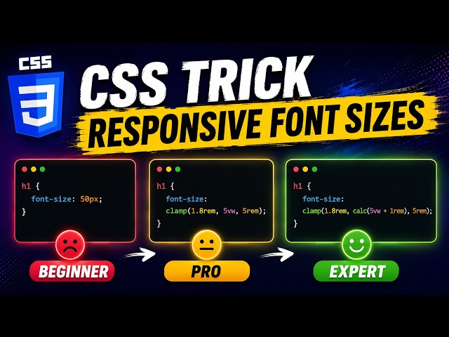 CSS Trick For Responsive Font Sizes