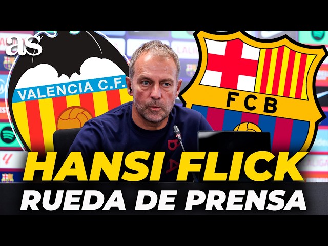 RUEDA de PRENSA COMPLETA de HANSI FLICK en la previa del VALENCIA vs FC BARCELONA