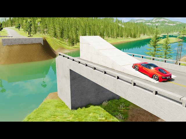 Mobil vs Ramp #14 - BeamNG Drive