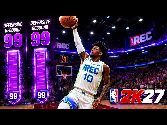DOUBLE 99 REBOUNDING CENTERS are BULLYING THE REC in NBA 2K27!