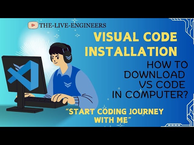 VISUAL CODE INSTALLATION ||  VS CODE DOWNLOAD FOR PC | BY @1LiveEngineer #vscode  #programming