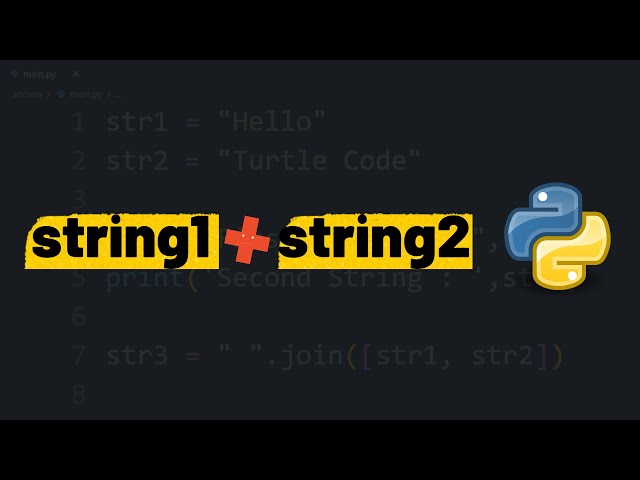 How to concatenate two strings in Python?