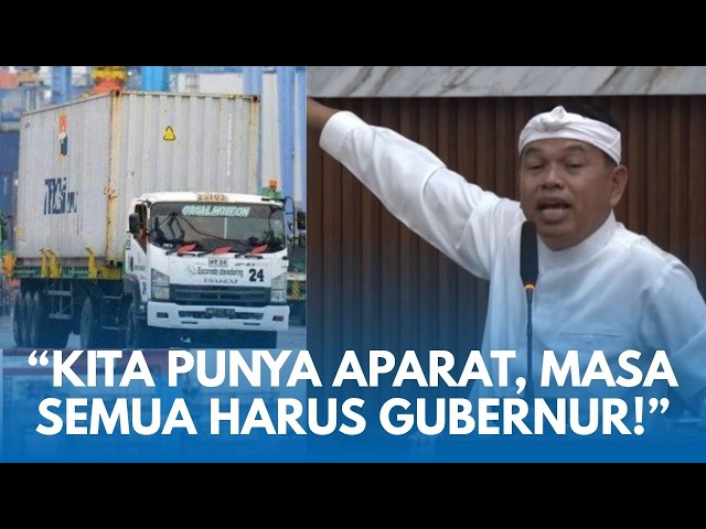 MASA HARUS SEMUA GUBERNUR Kang Dedi Ngegas Truk Tambang Minta Sumbu 3 Tak Jalan di Jam Masuk Sekolah