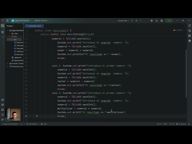 JAVA .PRINCIPIANTE hacer una calculadora simple con java