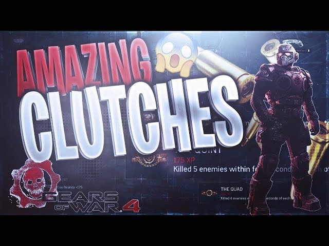 GEARS OF WAR 4 - IMPOSSIBLE CLUTCHES MONTAGE #1 *WARNING AMAZING* FASTEST WALLBOUNCER?