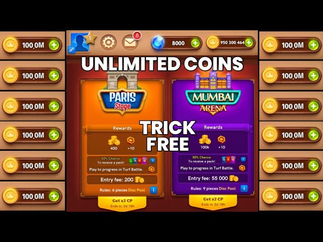 CARROM POOL - UNLIMITED COINS TRICK STILL WORKING | JAMOT GAMING 