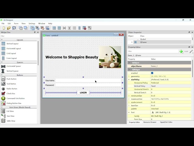Desktop Application Design Tutorial Using QT DESIGNER