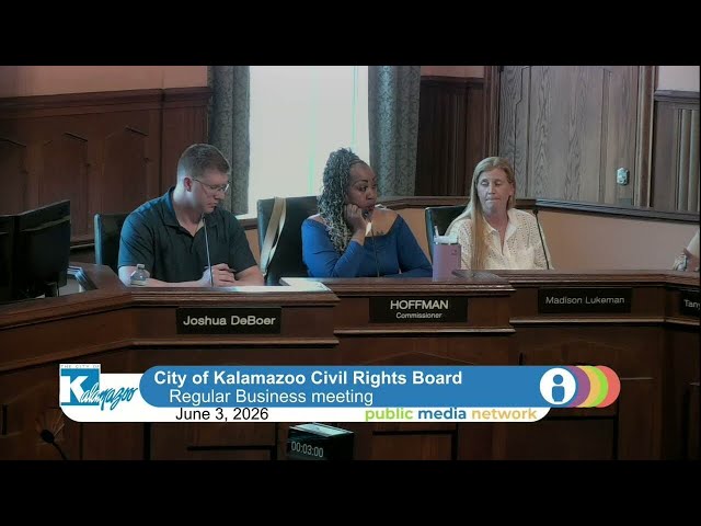 City of Kalamazoo - Civil Rights Board - June 3, 2026 Meeting