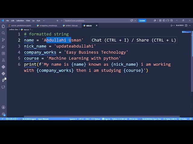 Python Formatted Strings (f-strings) Made Easy! 🐍