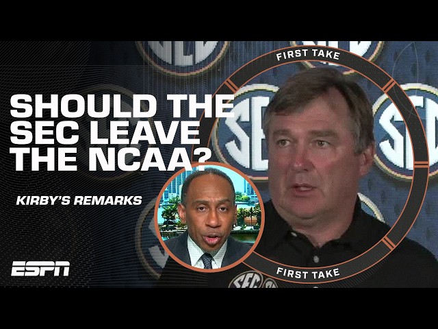 Stephen A. REACTS to Kirby Smart's comments on the SEC standing on its own 🗣️ | First Take