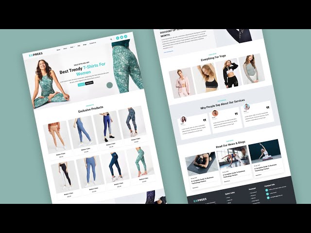 Build A Responsive Yoga Website Design Using HTML, CSS & JavaScript | Full Tutorial for Beginners