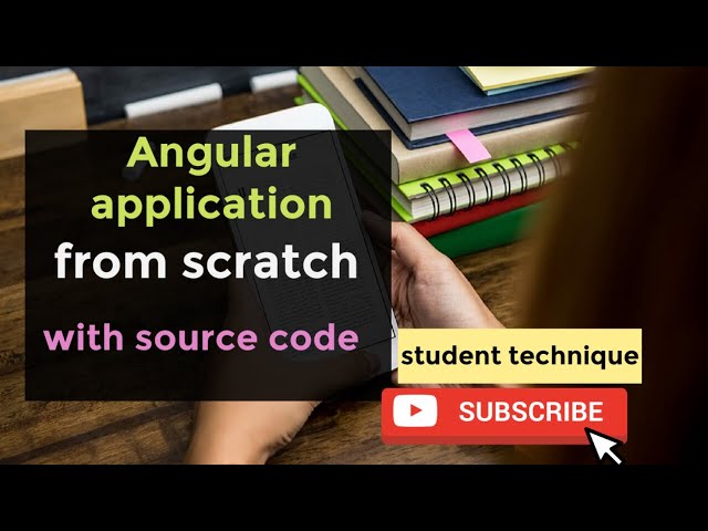 Angular Tutorial   Create Angular application from scratch | Student technique